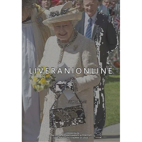 The Queen and The Duke of Edinburgh attended a Service at Chelmsford Cathedral,, as part of the centenary celebrations of Chelmsford Diocese. After the Service, Her Majesty and His Royal Highness met staff and volunteers in the nearby Diocesan Offices\'s AG ALDO LIVERANI SAS ONLY ITALY