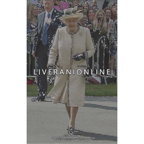 The Queen and The Duke of Edinburgh attended a Service at Chelmsford Cathedral,, as part of the centenary celebrations of Chelmsford Diocese. After the Service, Her Majesty and His Royal Highness met staff and volunteers in the nearby Diocesan Offices\'s AG ALDO LIVERANI SAS ONLY ITALY