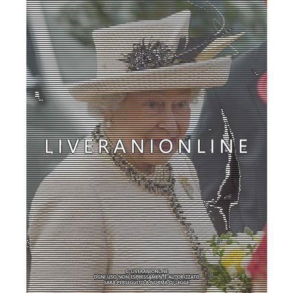 The Queen and The Duke of Edinburgh attended a Service at Chelmsford Cathedral,, as part of the centenary celebrations of Chelmsford Diocese. After the Service, Her Majesty and His Royal Highness met staff and volunteers in the nearby Diocesan Offices\'s AG ALDO LIVERANI SAS ONLY ITALY