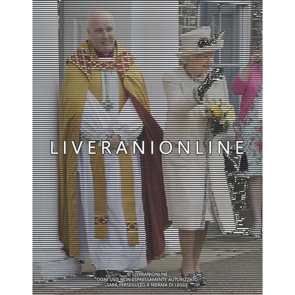 The Queen and The Duke of Edinburgh attended a Service at Chelmsford Cathedral,, as part of the centenary celebrations of Chelmsford Diocese. After the Service, Her Majesty and His Royal Highness met staff and volunteers in the nearby Diocesan Offices\'s AG ALDO LIVERANI SAS ONLY ITALY