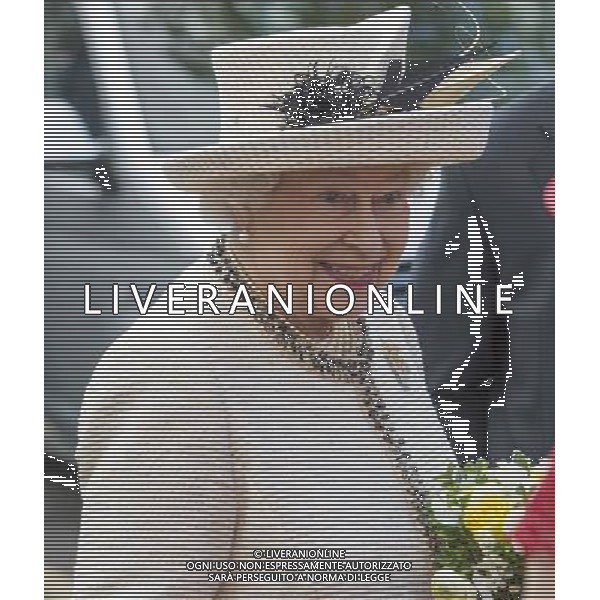 The Queen and The Duke of Edinburgh attended a Service at Chelmsford Cathedral,, as part of the centenary celebrations of Chelmsford Diocese. After the Service, Her Majesty and His Royal Highness met staff and volunteers in the nearby Diocesan Offices\'s AG ALDO LIVERANI SAS ONLY ITALY
