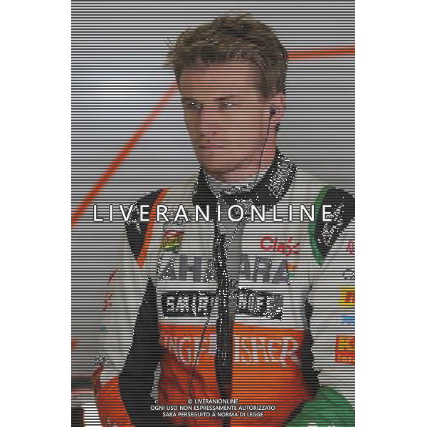 Nico Hulkenberg (GER) Sahara Force India F1. 09.05.2014. Formula 1 World Championship, Rd 5, Spanish Grand Prix, Barcelona, Spain, Practice Day. - www.xpbimages.com, EMail: requests@xpbimages.com - copy of publication required for printed pictures. Every used picture is fee-liable. © Copyright: Moy / XPB Images AG ALDO LIVERANI SAS ONLY ITALY