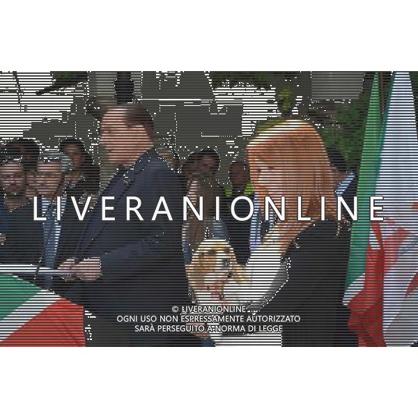 Milano umanitaria Convegno amici degli animali con S Berlusconi e Brambilla FOTO ALDO GAZZANIGA-AG ALDO LIVERANI SAS