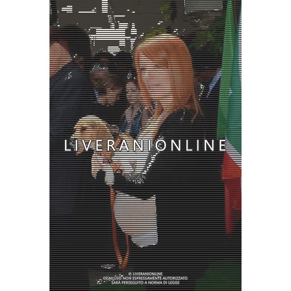 Milano umanitaria Convegno amici degli animali con S Berlusconi e Brambilla FOTO ALDO GAZZANIGA-AG ALDO LIVERANI SAS