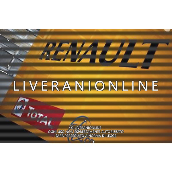 renault Sport, Total 10.05.2014. Formula 1 World Championship, Rd 5, Spanish Grand Prix, Barcelona, Spain, Qualifying Day. - www.xpbimages.com, EMail: requests@xpbimages.com - copy of publication required for printed pictures. Every used picture is fee-liable. © Copyright: Charniaux / XPB Images /Agenzia Aldo Liverani sas - ITALY ONLY - EDITORIAL USE ONLY - Gp F1 Spagna - Barcellona - Prove ufficiali