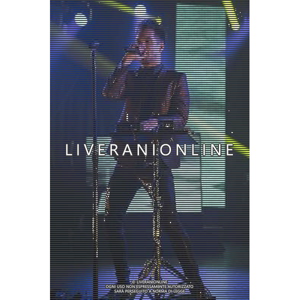 Brendon Urie of Panic At The Disco (Panic! At The Disco) performs at Manchester Apollo, Manchester, England, 8th May 2014. AG ALDO LIVERANI SAS ONLY ITALY