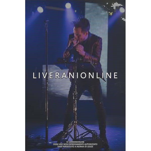 Brendon Urie of Panic At The Disco (Panic! At The Disco) performs at Manchester Apollo, Manchester, England, 8th May 2014. AG ALDO LIVERANI SAS ONLY ITALY