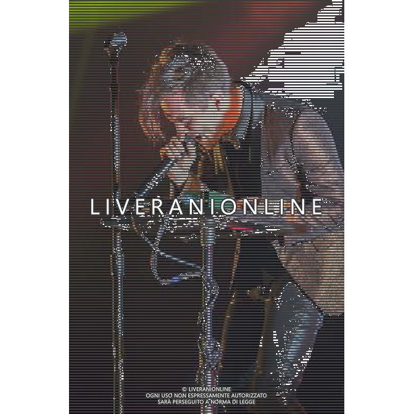 Brendon Urie of Panic At The Disco (Panic! At The Disco) performs at Manchester Apollo, Manchester, England, 8th May 2014. AG ALDO LIVERANI SAS ONLY ITALY