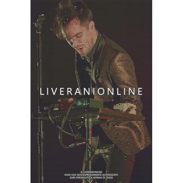Brendon Urie of Panic At The Disco (Panic! At The Disco) performs at Manchester Apollo, Manchester, England, 8th May 2014. AG ALDO LIVERANI SAS ONLY ITALY
