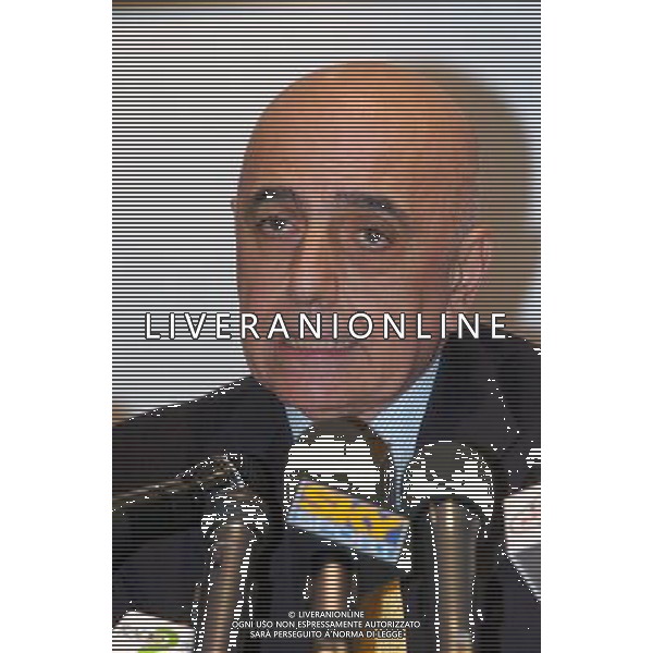 MILANO 29/11/04 ASSEMBLEA DI LEGA PER L\'ELEZIONE DEL PRESIDENTE NELLA FOTO GALLIANI ADRIANO PH GIGI ARCAINI/AG.ALDO LIVERANI