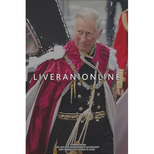 Prince Charles, The Prince of Wales attends the Order of the Bath Service in Westminster Abbey in London, England. 9th May 2014 ©photoshot/AGENZIA ALDO LIVERANI SAS - ITALY ONLY - REALI INGLESI: La regina Elisabetta II al raduno dei Cavalieri dell\'Ordine del Bagno all\'Abbazia di Westminster a Londra inghilterra 9 maggio 2014.