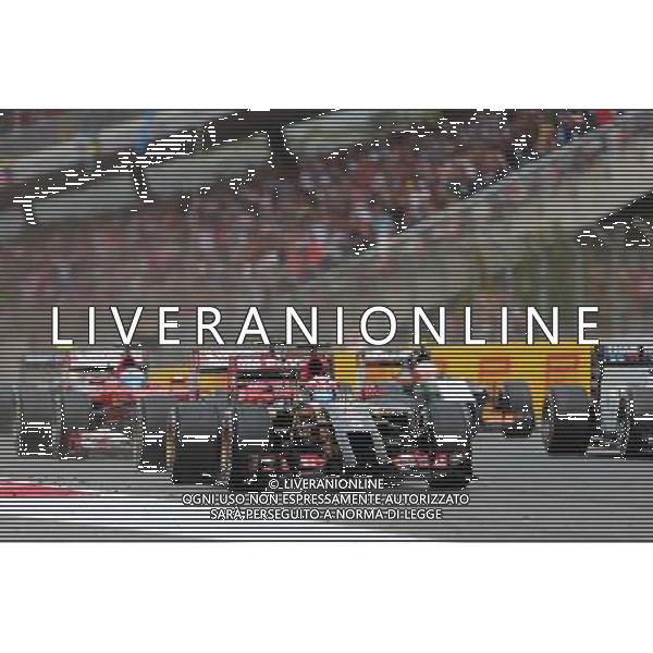 Romain Grosjean (FRA) Lotus F1 E22 at the start of the race. 11.05.2014. Formula 1 World Championship, Rd 5, Spanish Grand Prix, Barcelona, Spain, Race Day. - www.xpbimages.com, EMail: requests@xpbimages.com - copy of publication required for printed pictures. Every used picture is fee-liable. © Copyright: Moy / XPB Images AG ALDO LIVERANI SAS ONLY ITALY
