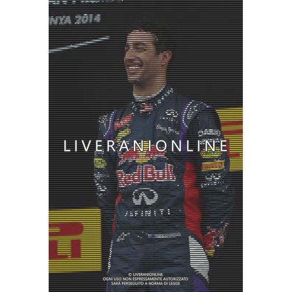 3rd place Daniel Ricciardo (AUS) Red Bull Racing RB10. 11.05.2014. Formula 1 World Championship, Rd 5, Spanish Grand Prix, Barcelona, Spain, Race Day. - www.xpbimages.com, EMail: requests@xpbimages.com - copy of publication required for printed pictures. Every used picture is fee-liable. © Copyright: Batchelor / XPB Images AG ALDO LIVERANI SAS ONLY ITALY