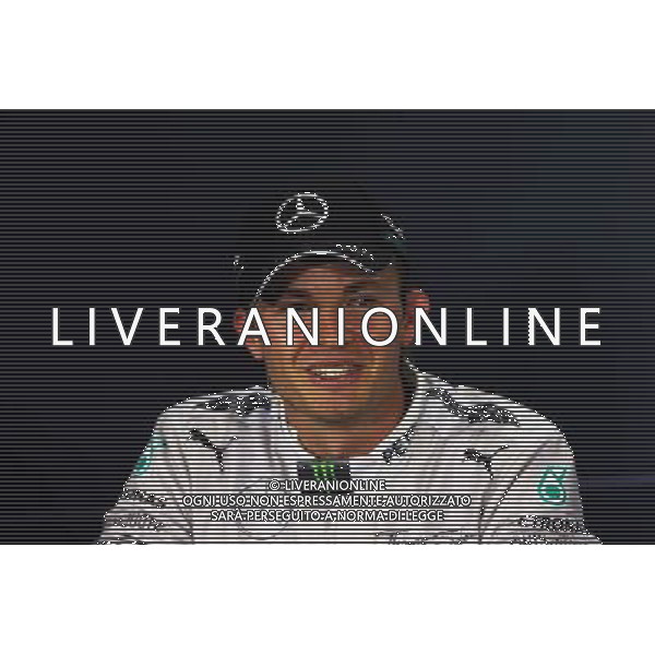Nico Rosberg (GER) Mercedes AMG F1 in the FIA Press Conference. 11.05.2014. Formula 1 World Championship, Rd 5, Spanish Grand Prix, Barcelona, Spain, Race Day. - www.xpbimages.com, EMail: requests@xpbimages.com - copy of publication required for printed pictures. Every used picture is fee-liable. © Copyright: Moy / XPB Images AG ALDO LIVERANI SAS ONLY ITALY