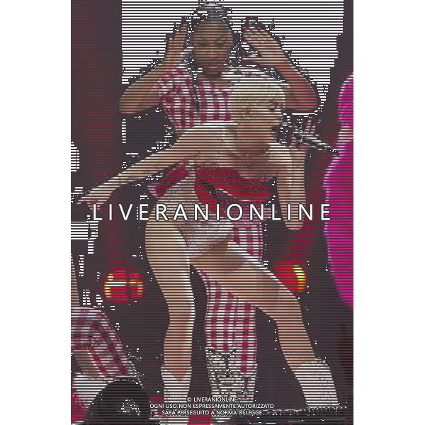 Miley Cyrus performs live at Leeds Arena, Leeds, England as part of her Bangerz tour, 10th May 2014. ©PHOTOSHOT/AGENZIA ALDO LIVERANI SAS - ITALY ONLY - EDITORIAL USE ONLY