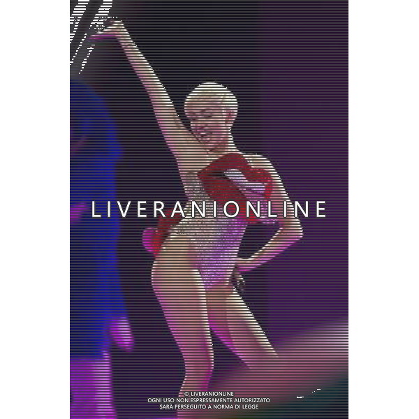 Miley Cyrus performs live at Leeds Arena, Leeds, England as part of her Bangerz tour, 10th May 2014. ©PHOTOSHOT/AGENZIA ALDO LIVERANI SAS - ITALY ONLY - EDITORIAL USE ONLY