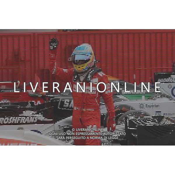 Fernando Alonso (ESP) Ferrari waves to the crowd in parc ferme. 11.05.2014. Formula 1 World Championship, Rd 5, Spanish Grand Prix, Barcelona, Spain, Race Day. - www.xpbimages.com, EMail: requests@xpbimages.com - copy of publication required for printed pictures. Every used picture is fee-liable. © Copyright: Photo4 / XPB Images AG ALDO LIVERANI SAS ONLY ITALY
