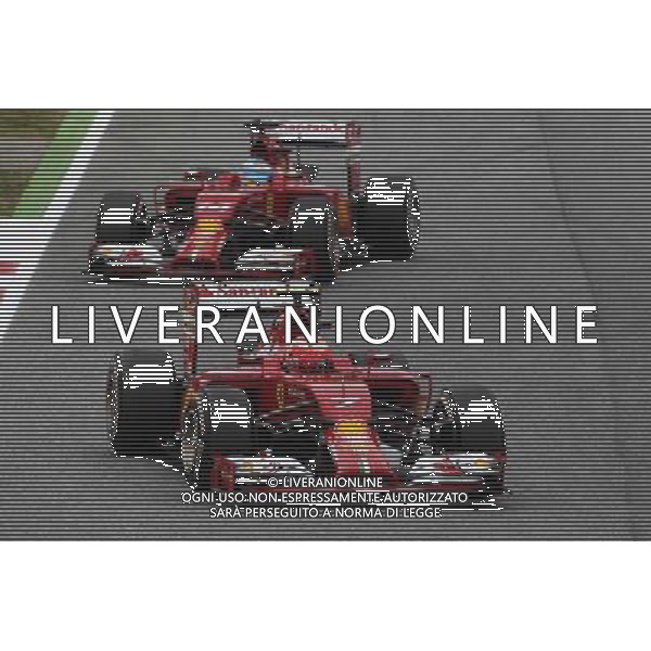 Kimi Raikkonen (FIN) Ferrari F14-T leads team mate Fernando Alonso (ESP) Ferrari F14-T. 11.05.2014. Formula 1 World Championship, Rd 5, Spanish Grand Prix, Barcelona, Spain, Race Day. - www.xpbimages.com, EMail: requests@xpbimages.com - copy of publication required for printed pictures. Every used picture is fee-liable. © Copyright: Photo4 / XPB Images AG ALDO LIVERANI SAS ONLY ITALY