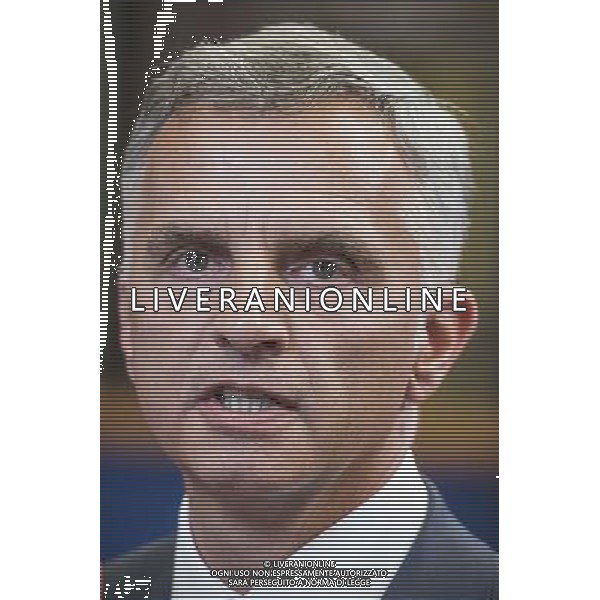 Swiss President and OSCE Chairman Didier Burkhalter holds press conference during European Foreign affairs council at the EU headquarters in Brussels, Belgium on 12.05.2014 European ministers will make final preparations for the launch of a new European Institute of Peace. by Wiktor Dabkowski AG ALDO LIVERANI SAS ONLY ITALY