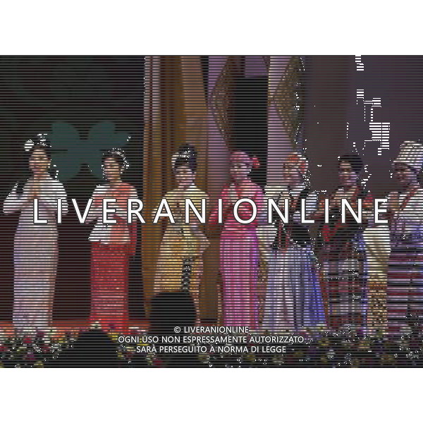 (140510) -- NAY PYI TAW, May 10, 2014 () -- Artists perform during the 24th ASEAN Summit welcome dinner at the Myanmar International Convention Center in Nay Pyi Taw, Myanmar, May 10, 2014. (/U Aung) (lmz) ©PHOTOSHOT/AGENZIA ALDO LIVERANI SAS - ITALY ONLY - EDITORIAL USE ONLY