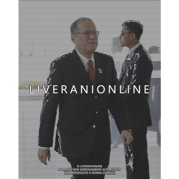 (140511) -- NAY PYI TAW, May 11, 2014 () -- Philippine President Benigno Aquino arrives to attend the opening ceremony of 24th ASEAN Summit at Myanmar International Convention Center (MICC) in Nay Pyi Taw, Myanmar, May 11, 2014. The 24th Association of Southeast Asian Nations (ASEAN) leaders\' meeting opened here Sunday morning, an event that Myanmar President U Thein Sein described as a symbol of \'unity and dedication for building a better future for the region and the peoples.\' (/U Aung) ©PHOTOSHOT/AGENZIA ALDO LIVERANI SAS - ITALY ONLY - EDITORIAL USE ONLY