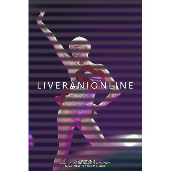 Miley Cyrus performs live at Leeds Arena, Leeds, England as part of her Bangerz tour, 10th May 2014. ©PHOTOSHOT/AGENZIA ALDO LIVERANI SAS - ITALY ONLY - EDITORIAL USE ONLY
