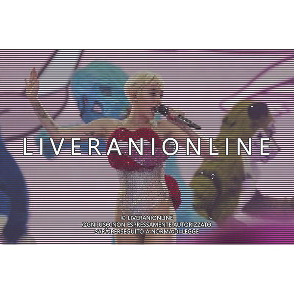 Miley Cyrus performs live at Leeds Arena, Leeds, England as part of her Bangerz tour, 10th May 2014. ©PHOTOSHOT/AGENZIA ALDO LIVERANI SAS - ITALY ONLY - EDITORIAL USE ONLY