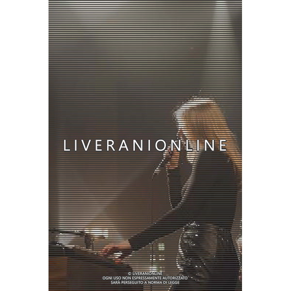 Slow Club perform live at Village Underground, London, on Tuesday 13 May 2014. Picture shows Rebecca Taylor. AG ALDO LIVERANI SAS ONLY ITALY