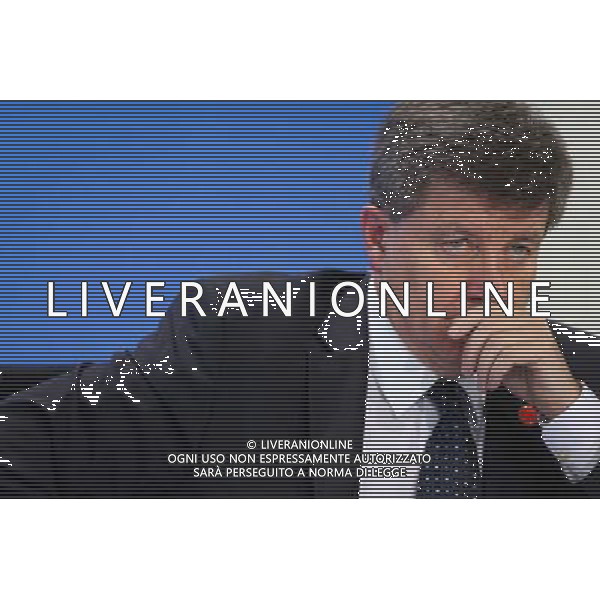 (140513) -- BERLIN, May 13, 2014 () -- The International Labor Organization (ILO) Director General Guy Ryder attends a press conference after a meeting at the Chancellery in Berlin, Germany, on May 13, 2014. (/Zhang Fan) AG ALDO LIVERANI SAS ONLY ITALY