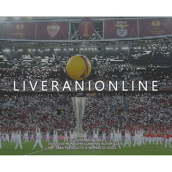 UEFA Europa League 2013/2014 Finale Torino - 14.05.2014 Siviglia-Benfica Nella Foto:coreografia uefa /Ph.Vitez-Ag. Aldo Liverani