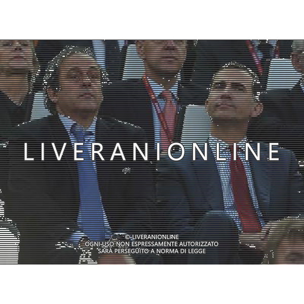 UEFA Europa League 2013/2014 Finale Torino - 14.05.2014 Siviglia-Benfica Nella Foto:platini con il principe di spagna /Ph.Vitez-Ag. Aldo Liverani