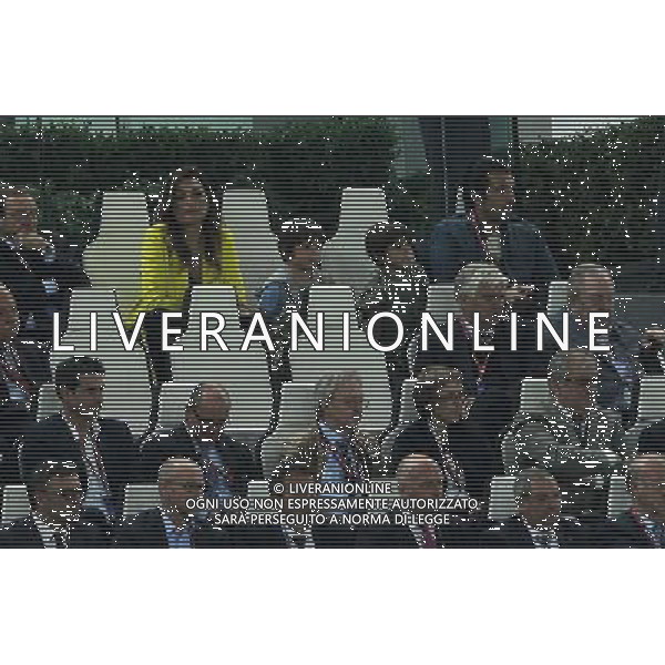 UEFA Europa League 2013/2014 Finale Torino - 14.05.2014 Siviglia-Benfica Nella Foto:buffon e la seredova in tribuna con i figli /Ph.Vitez-Ag. Aldo Liverani