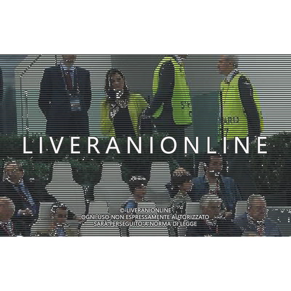 UEFA Europa League 2013/2014 Finale Torino - 14.05.2014 Siviglia-Benfica Nella Foto:la seredova osserva la partita lontana da buffon /Ph.Vitez-Ag. Aldo Liverani