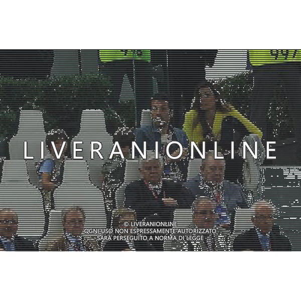 UEFA Europa League 2013/2014 Finale Torino - 14.05.2014 Siviglia-Benfica Nella Foto:buffon e la seredova lasciano lo stadio /Ph.Vitez-Ag. Aldo Liverani