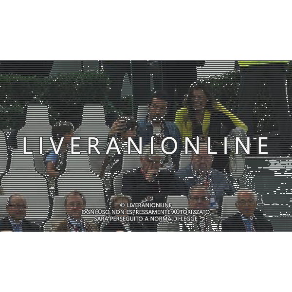 UEFA Europa League 2013/2014 Finale Torino - 14.05.2014 Siviglia-Benfica Nella Foto:buffon e la seredova lasciano lo stadio /Ph.Vitez-Ag. Aldo Liverani