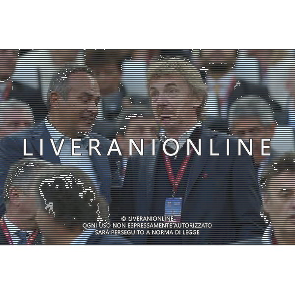 TURYN 14.05.2014 FINALOWY MECZ LIGA EUROPY SEZON 2013/14: SEVILLA FC - BENFICA LIZBONA --- UEFA EUROPA LEAGUE FINAL MATCH IN TURIN: SEVILLA FC - BENFICA LISBON ZBIGNIEW BONIEK FOT. PIOTR KUCZA/NEWSPIX.PL --- Newspix.pl ©NEWSPIX/AGENZIA ALDO LIVERANI SAS - ITALY ONLY - Siviglia - Benfica UEFA Europa League 2013/2014 Finale Torino - 14.05.2014 *** Local Caption *** www.newspix.pl mail us: info@newspix.pl call us: 0048 022 23 22 222 --- Polish Picture Agency by Ringier Axel Springer Poland