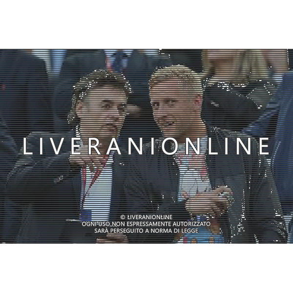 TURYN 14.05.2014 FINALOWY MECZ LIGA EUROPY SEZON 2013/14: SEVILLA FC - BENFICA LIZBONA --- UEFA EUROPA LEAGUE FINAL MATCH IN TURIN: SEVILLA FC - BENFICA LISBON JAROSLAW KOLAKOWSKI KAMIL GLIK FOT. PIOTR KUCZA/NEWSPIX.PL --- Newspix.pl ©NEWSPIX/AGENZIA ALDO LIVERANI SAS - ITALY ONLY - Siviglia - Benfica UEFA Europa League 2013/2014 Finale Torino - 14.05.2014 *** Local Caption *** www.newspix.pl mail us: info@newspix.pl call us: 0048 022 23 22 222 --- Polish Picture Agency by Ringier Axel Springer Poland