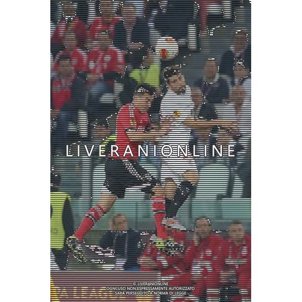 TURYN 14.05.2014 FINALOWY MECZ LIGA EUROPY SEZON 2013/14: SEVILLA FC - BENFICA LIZBONA --- UEFA EUROPA LEAGUE FINAL MATCH IN TURIN: SEVILLA FC - BENFICA LISBON NICOLAS GAITAN COKE FOT. PIOTR KUCZA/NEWSPIX.PL --- Newspix.pl ©NEWSPIX/AGENZIA ALDO LIVERANI SAS - ITALY ONLY - Siviglia - Benfica UEFA Europa League 2013/2014 Finale Torino - 14.05.2014 *** Local Caption *** www.newspix.pl mail us: info@newspix.pl call us: 0048 022 23 22 222 --- Polish Picture Agency by Ringier Axel Springer Poland