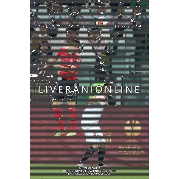 TURYN 14.05.2014 FINALOWY MECZ LIGA EUROPY SEZON 2013/14: SEVILLA FC - BENFICA LIZBONA --- UEFA EUROPA LEAGUE FINAL MATCH IN TURIN: SEVILLA FC - BENFICA LISBON GUILHERME SIQUEIRA COKE FOT. PIOTR KUCZA/NEWSPIX.PL --- Newspix.pl ©NEWSPIX/AGENZIA ALDO LIVERANI SAS - ITALY ONLY - Siviglia - Benfica UEFA Europa League 2013/2014 Finale Torino - 14.05.2014 *** Local Caption *** www.newspix.pl mail us: info@newspix.pl call us: 0048 022 23 22 222 --- Polish Picture Agency by Ringier Axel Springer Poland