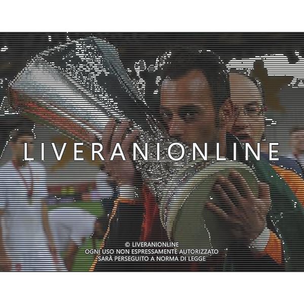 UEFA Europa League 2013/2014 Finale Torino - 14.05.2014 Siviglia-Benfica Nella Foto:beto con la coppa /Ph.Vitez-Ag. Aldo Liverani