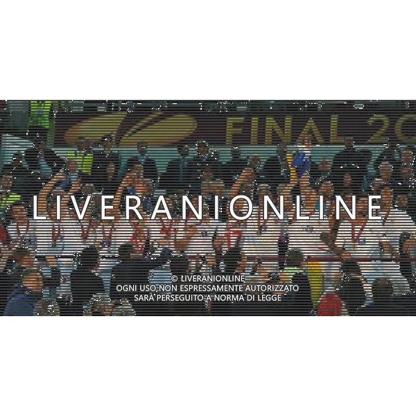 UEFA Europa League 2013/2014 Finale Torino - 14.05.2014 Siviglia-Benfica Nella Foto:Esultanza giocatori Siviglia /Ph.Vitez-Ag. Aldo Liverani