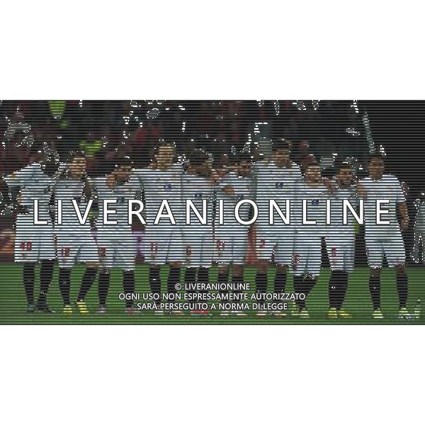 UEFA Europa League 2013/2014 Finale Torino - 14.05.2014 Siviglia-Benfica Nella Foto:I giocatori del Siviglia aspettano l\'esito dei Rigori /Ph.Vitez-Ag. Aldo Liverani