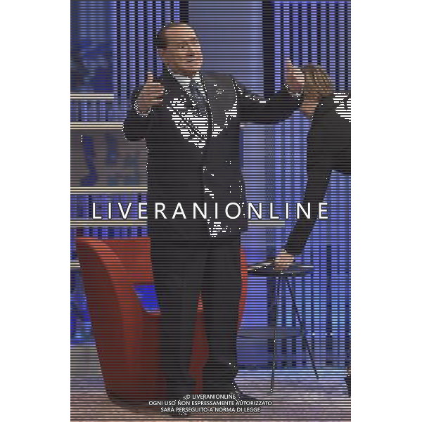 Roma - 15/05/2014 - Studi La 7 - Silvio Berlusconi ospite alla trasmissione Coffee Break / Ph. Fabrizio Corradetti - Ag. Aldo Liverani sas