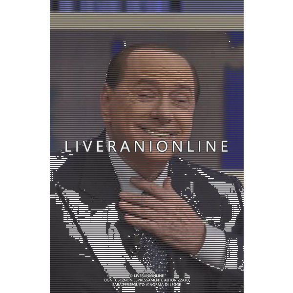Roma - 15/05/2014 - Studi La 7 - Silvio Berlusconi ospite alla trasmissione Coffee Break / Ph. Fabrizio Corradetti - Ag. Aldo Liverani sas