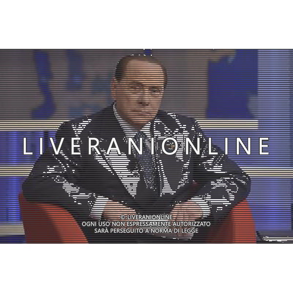 Roma - 15/05/2014 - Studi La 7 - Silvio Berlusconi ospite alla trasmissione Coffee Break / Ph. Fabrizio Corradetti - Ag. Aldo Liverani sas