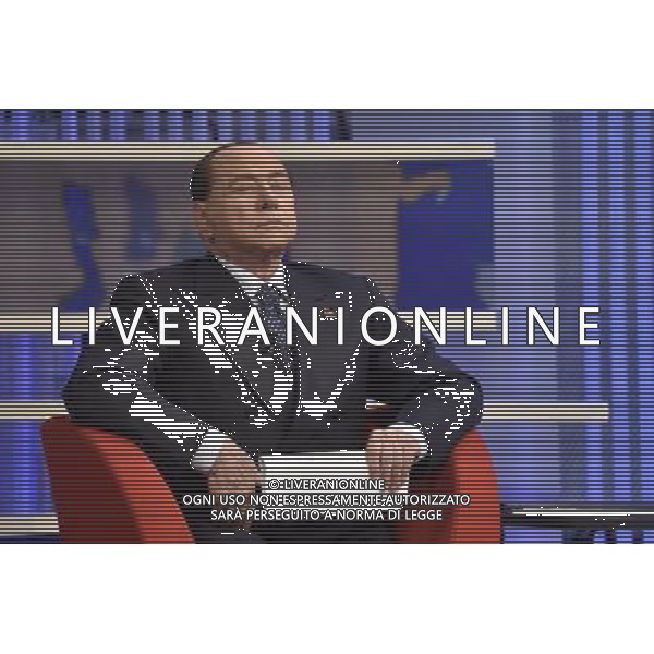 Roma - 15/05/2014 - Studi La 7 - Silvio Berlusconi ospite alla trasmissione Coffee Break / Ph. Fabrizio Corradetti - Ag. Aldo Liverani sas