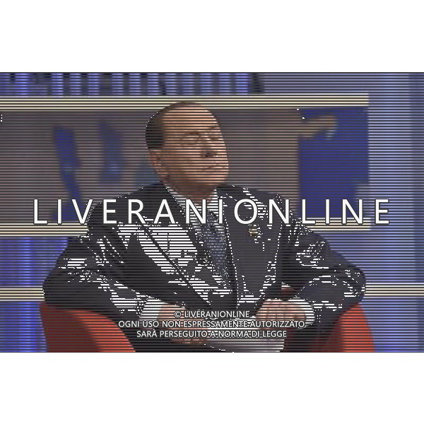 Roma - 15/05/2014 - Studi La 7 - Silvio Berlusconi ospite alla trasmissione Coffee Break / Ph. Fabrizio Corradetti - Ag. Aldo Liverani sas