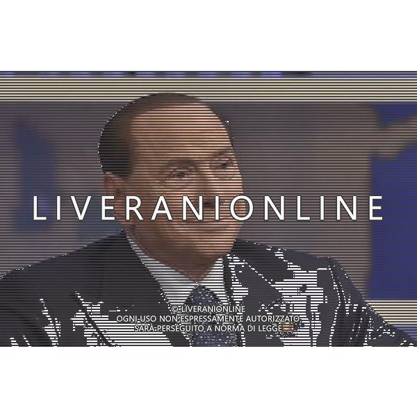 Roma - 15/05/2014 - Studi La 7 - Silvio Berlusconi ospite alla trasmissione Coffee Break / Ph. Fabrizio Corradetti - Ag. Aldo Liverani sas