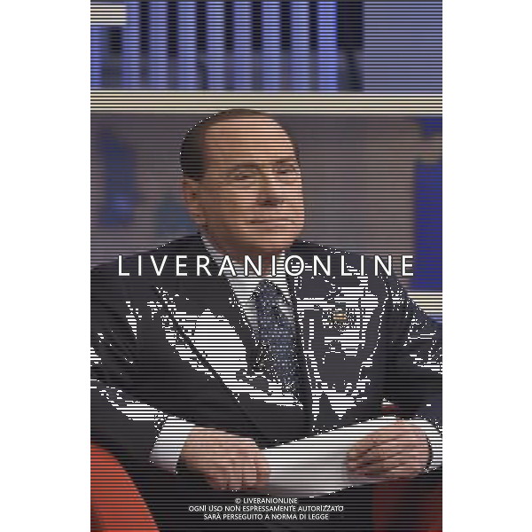 Roma - 15/05/2014 - Studi La 7 - Silvio Berlusconi ospite alla trasmissione Coffee Break / Ph. Fabrizio Corradetti - Ag. Aldo Liverani sas