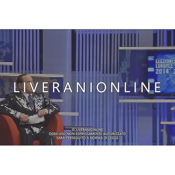 Roma - 15/05/2014 - Studi La 7 - Silvio Berlusconi ospite alla trasmissione Coffee Break / Ph. Fabrizio Corradetti - Ag. Aldo Liverani sas